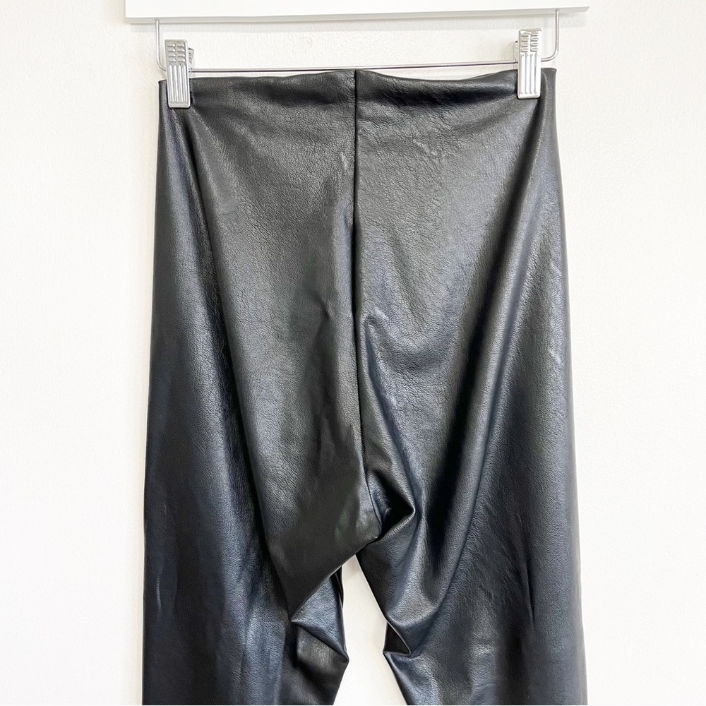 Commando Black Faux Leather Leggings - Picture 9 of 11
